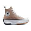 Converse Run Star Hike Platform Mid-Top Canvas Shoes Unisex Honey Tea Brown
