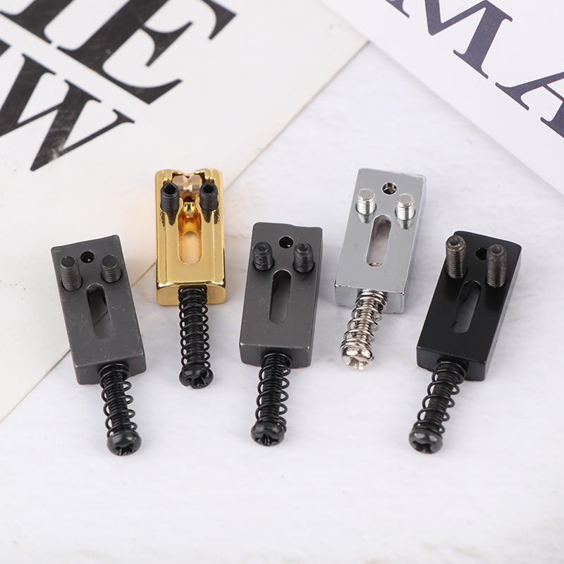 1/6Pcs Zinc Alloy Electric Guitar Roller Bridge Tremolo Saddles For Electric Guitar Replacement Bridge Saddle Set