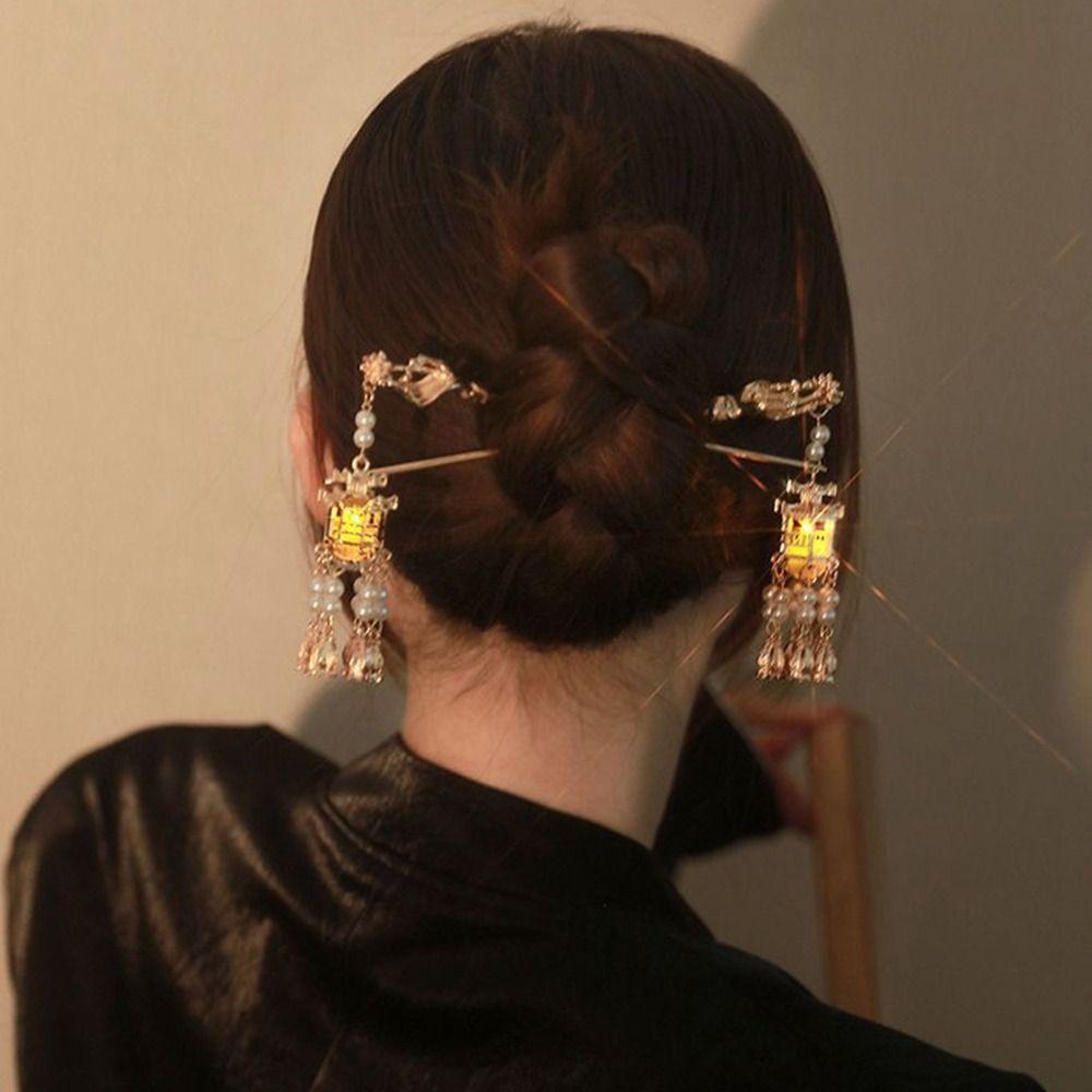 Hairpin Pearl Ancient Style Hairpin Chinese Style Headwear Girl Hair Accessories Hanfu Hair Sticks