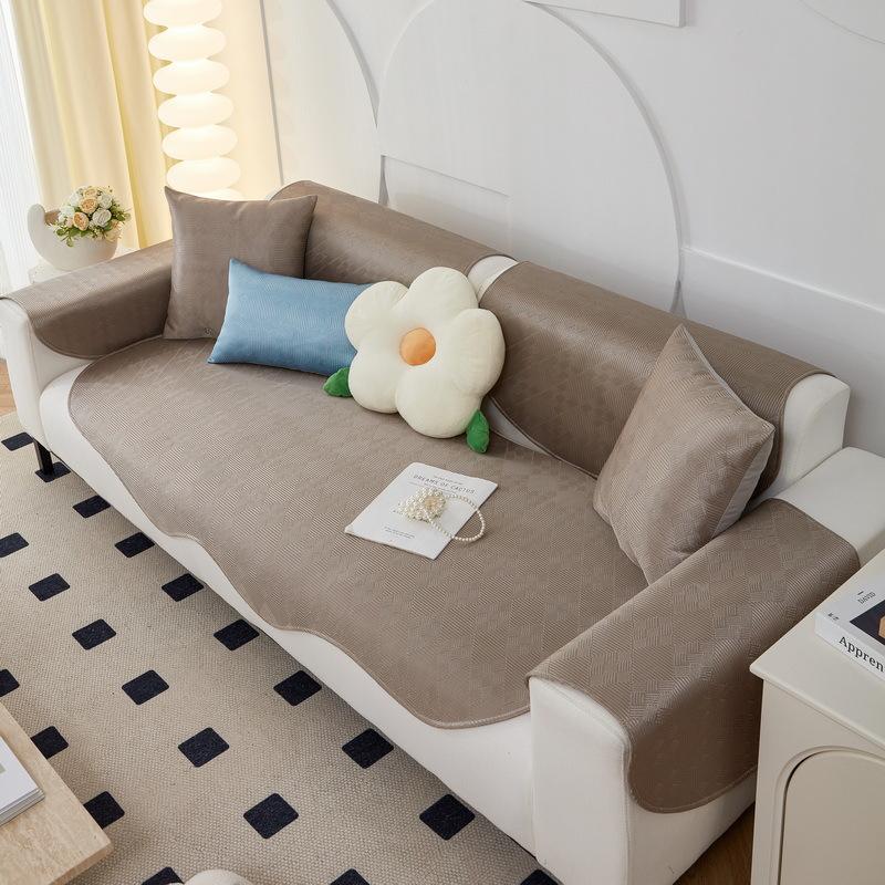 

Summer mat ice silk sofa cushion irregular special-shaped non-slip seat cushion sofa seat cushion cover cloth towel cushion 70*70cm
