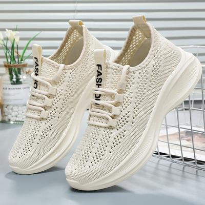 Shoes Women's Spring Fly-woven Breathable Casual Shoes Fashion Trend Single Shoes Korean Version Sports Shoes Women