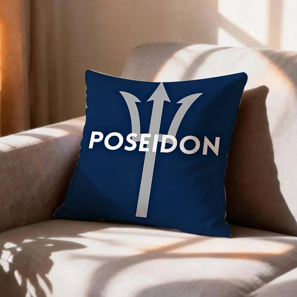 COOL SSon DDaughter of Poseidon Greek Pillow Case Pattern Printed Pillowcase For Living Room Sofa Cushion Cover