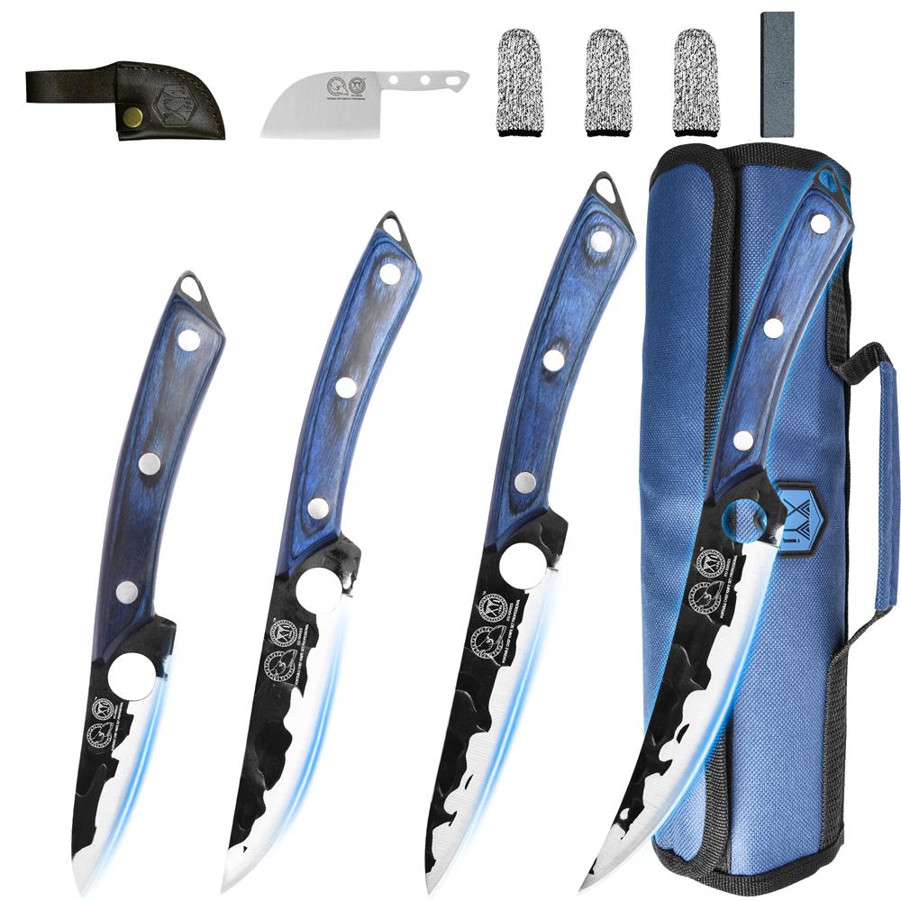 

Набор кухонных ножей с рулонной сумкой из нержавеющей стали для нарезки фруктовых ножей