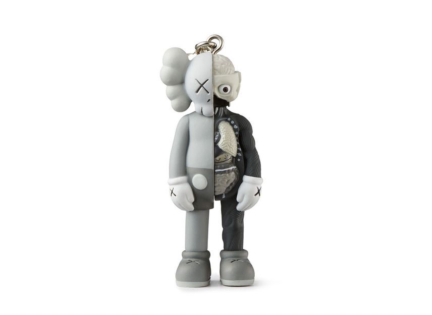 KAWS COMPANION (FLAYED) KEYHOLDER Grey One-Size