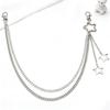 Accessories, Stylish Hollow-out Pentagram Pendant Trouser Chain, Hip-hop Trend Multi-layer Metal Accessories