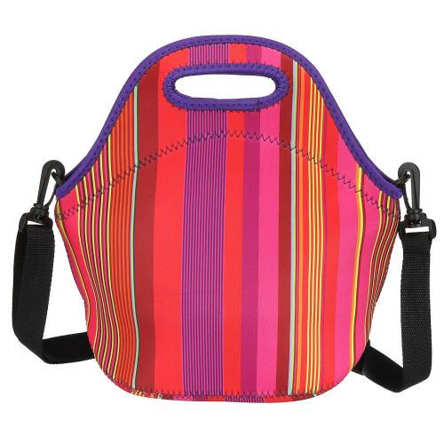 PATIKIL Neoprene Insulated Lunch Tote Bag, Portable Insulated Lunch Box with Food Container and Shoulder Strap for Work, Office, Picnics, and Outdoor