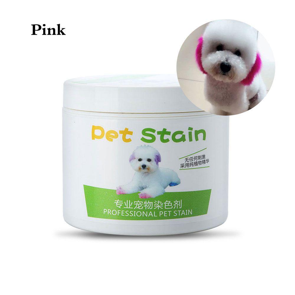 100g Semi-permanente Haarfärbcreme für Hunde, hochpigmentiert, bunte Hundefell-Aufhellung, Farbstoff-Pigment-Zubehör für Zuhause