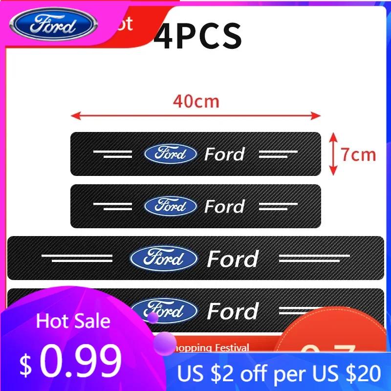 Bilklistermärke Hett För Ford Biltröskelremsa Anti-stegskydd Reemsa Biltillbehör För Ford Escape Kuga Mondeo Ecosport