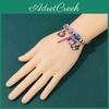 Kpop Demon Hunters Cartoon Jewelry Hand Chain With Electroplated Alloy For Gift And Collection