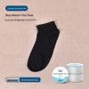 Unisex Summer Low-Cut Compression Socks: Breathable, Anti-Slip, Disposable (6 Pairs, White)