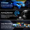 1080P WIFI Camera for Cars, 3/2Channel Dash Cam Front Inside and Rear Car DVR with IR Night Vision Loop Recording Wide Angle Cam