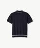 STCO Diems Cool Layered Collar Knit Navy (Classic Fit)_Dgkvb04Csn