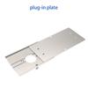 Aluminum Alloy Swivel Wall Mount Bracket, Device Monitor Stand with Storage Basket, Wall Mount Bracket for Patient Monitor