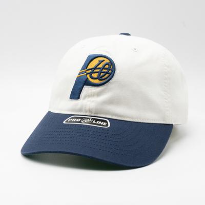 Wieoldeuwoldeu P Logo Basketball Color Block Ball Cap