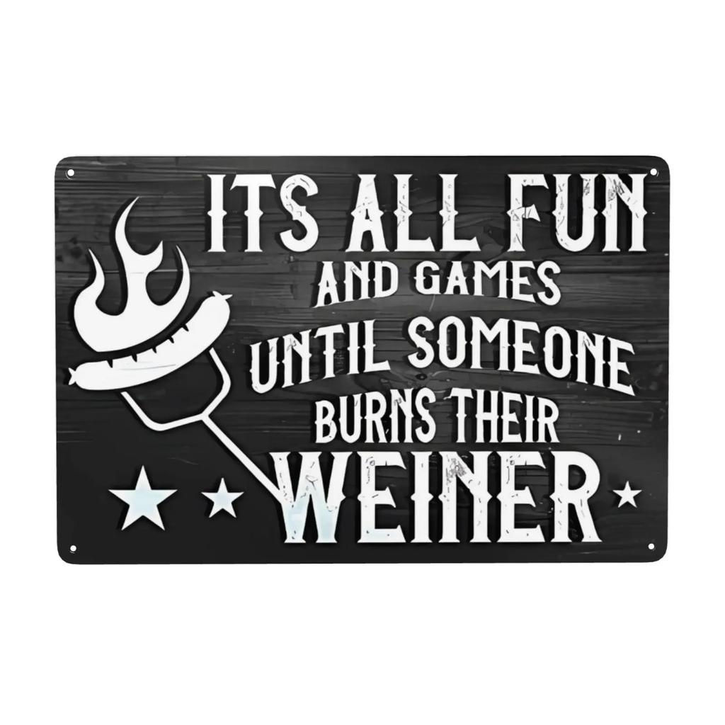 Semne metalice vintage pentru grătar, semn pentru grătar, semn pentru grătar, Bine ați venit la zona de grătar, semn pentru grătar, decor de perete pentru grătar, 8x12 inch