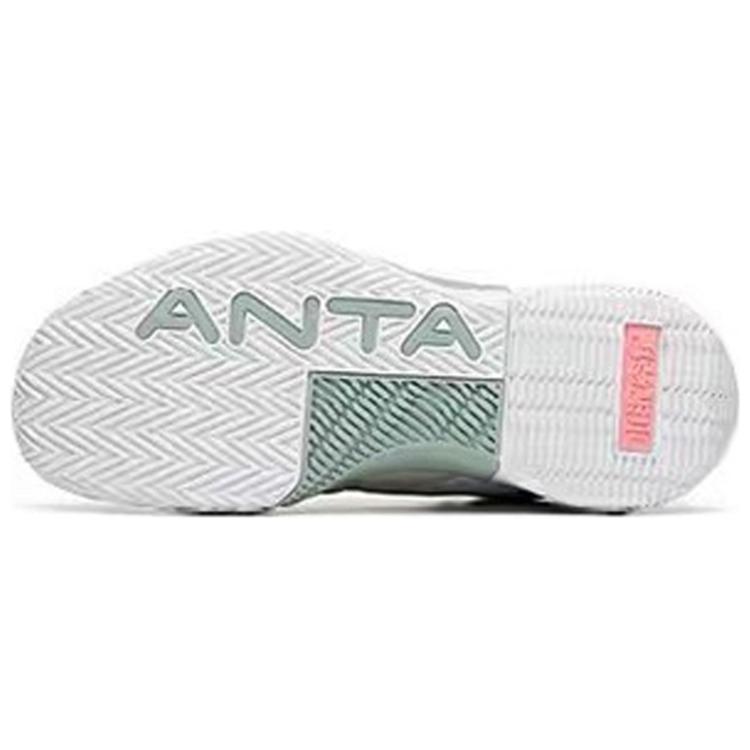 Anta Attack 2 Comfortable Versatile Shock Absorbing Non-Slip Wear-Resistant Mid-Top Basketball Shoes Men sneakers Gray White 112031107-3