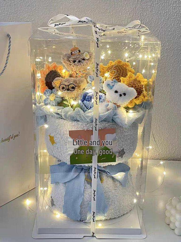 Twist Tie Puppy Doll Flower Bouquet: Handmade Birthday Gift for Girls & Best Friends