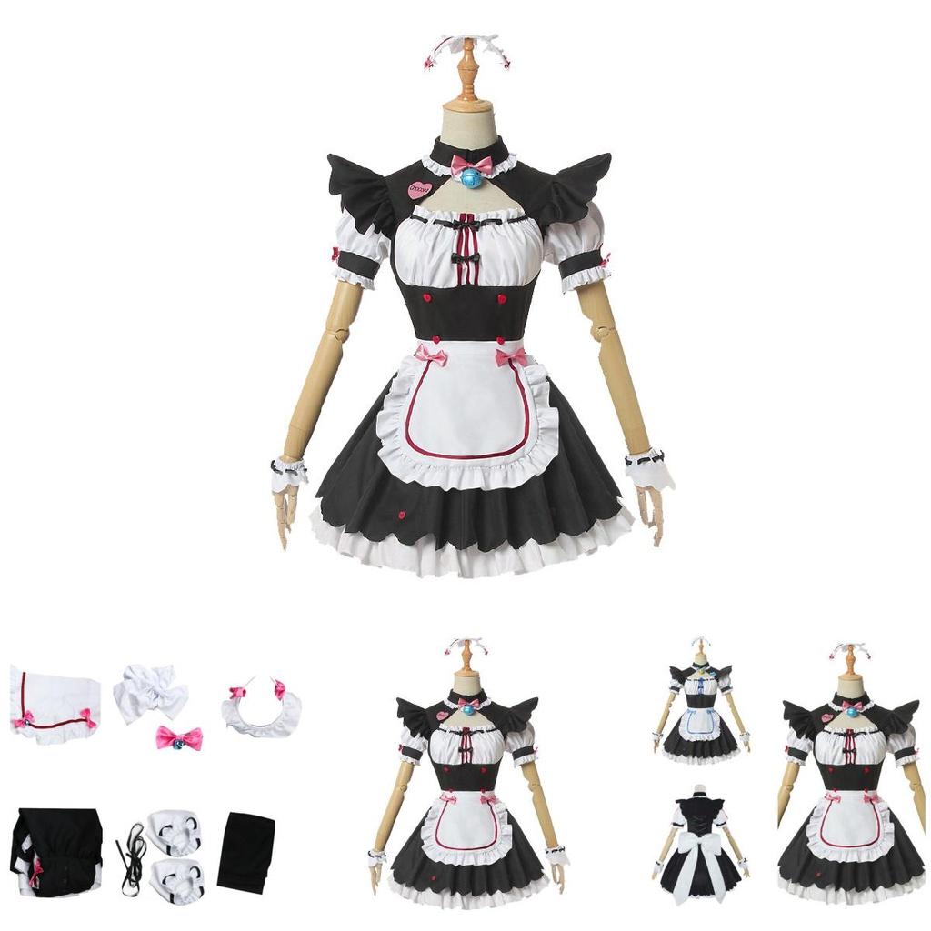Japanese Anime Nekopara Chocola Vanilla Cosplay Costume Perfect Stitches Breathable Design