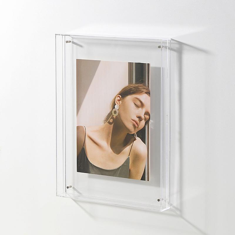 

Ins Style Transparent Acrylic Photo Frame Picture Kpop Posters Photocard Idol Card Holder DIY Wall Decoration Home Ornaments 11x14cm