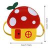 Protective Kids Messenger Bag Mushroom House Coin Shoulder Bag  Mobile Phone Accessories