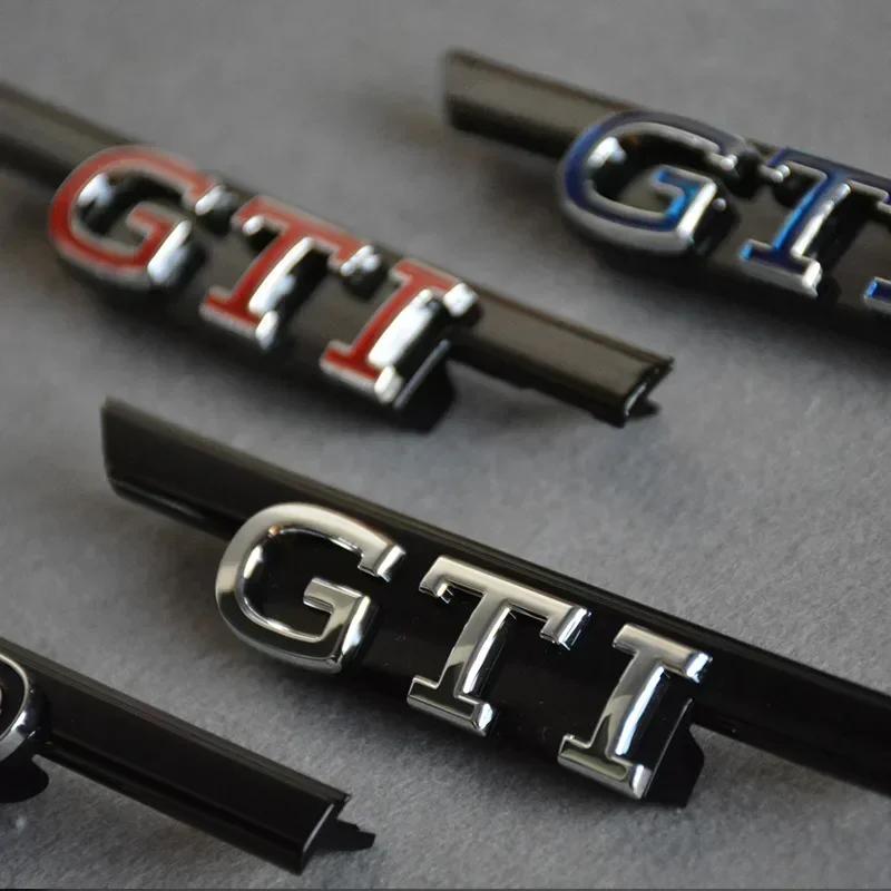 2026 Chaud Pour Volkswagen VW 1 pièce ABS GTI GTD Logo Badge de Remplacement pour Calandre de Capot Avant de Voiture Pour Volkswagen VW Golf 8 Rline GTI Polo