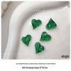 High-quality Crystal Heart Nail Art Decorations with Grooved Flash Design