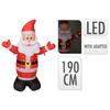 Ambiance Père Noël gonflable à LED 190 cm 439801