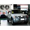 Chrome Side Mirror Cover Trim for 01-06 Mitsubishi Montero Rearview LED Light