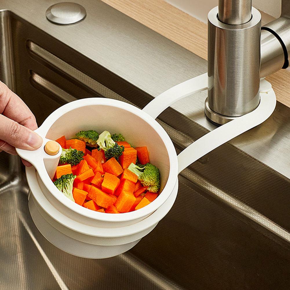 Creative Sink Strainer Basket 2-5PCS Hangable Filter Basket Food Catcher Waste Filter Tools for Wash Fruit for Home Restaurant