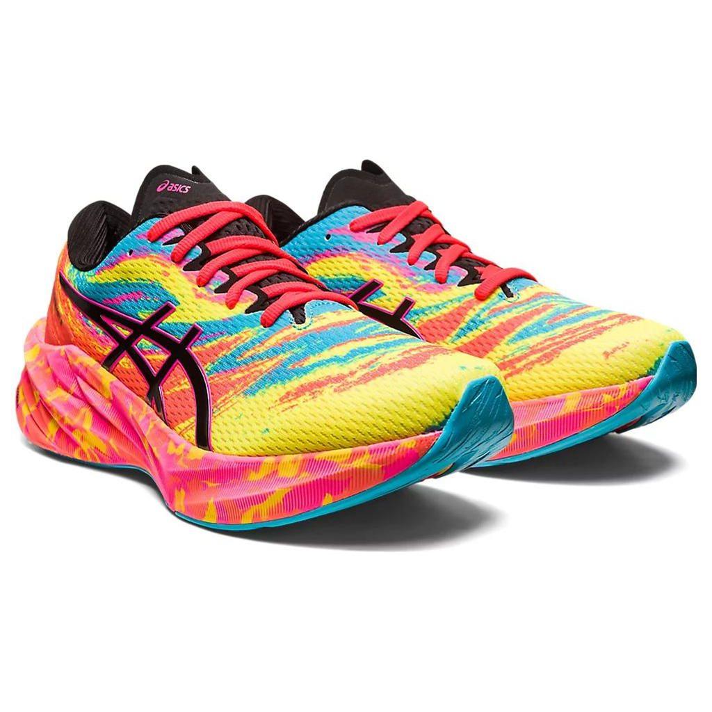 Asics Pánské tenisky Novablast 3 Color Injection Pack Oranžová Akváriová Zářivě žlutá 1011B804-400