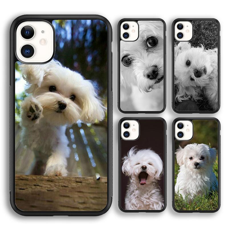 Maltese Puppy soft Phone Case Cover For iPhone 17 Air 16 15 14 plus 12 13 pro max coque Shell Fundas