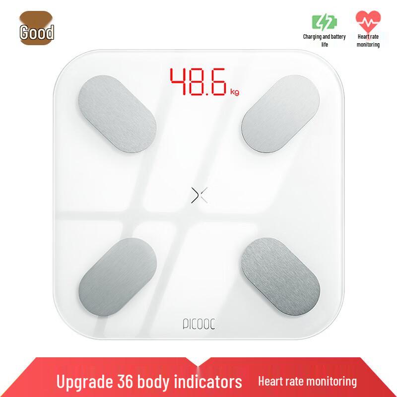 PICOOC Intelligente Körperfett- und Herzfrequenzwaage (CN-Version)