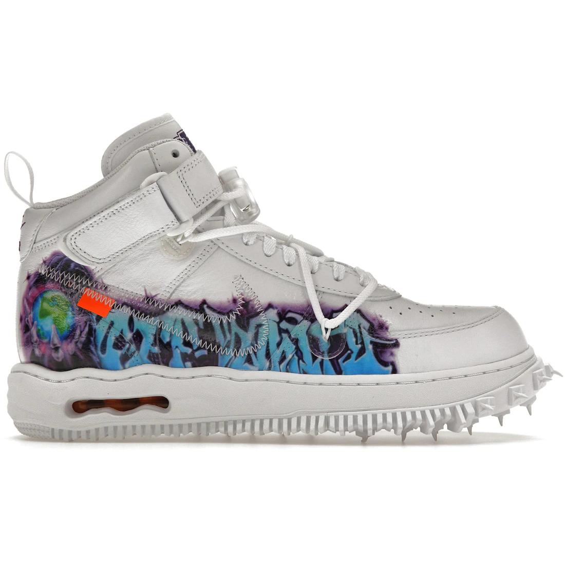 

Кроссовки Nike Air Force 1 Mid Off-White Graffiti Белые(ДР0500-100) 40