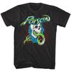 Poison Snake Skull Roses Men's T Shirt Venom Metal Rock Band Concert Tour Merch