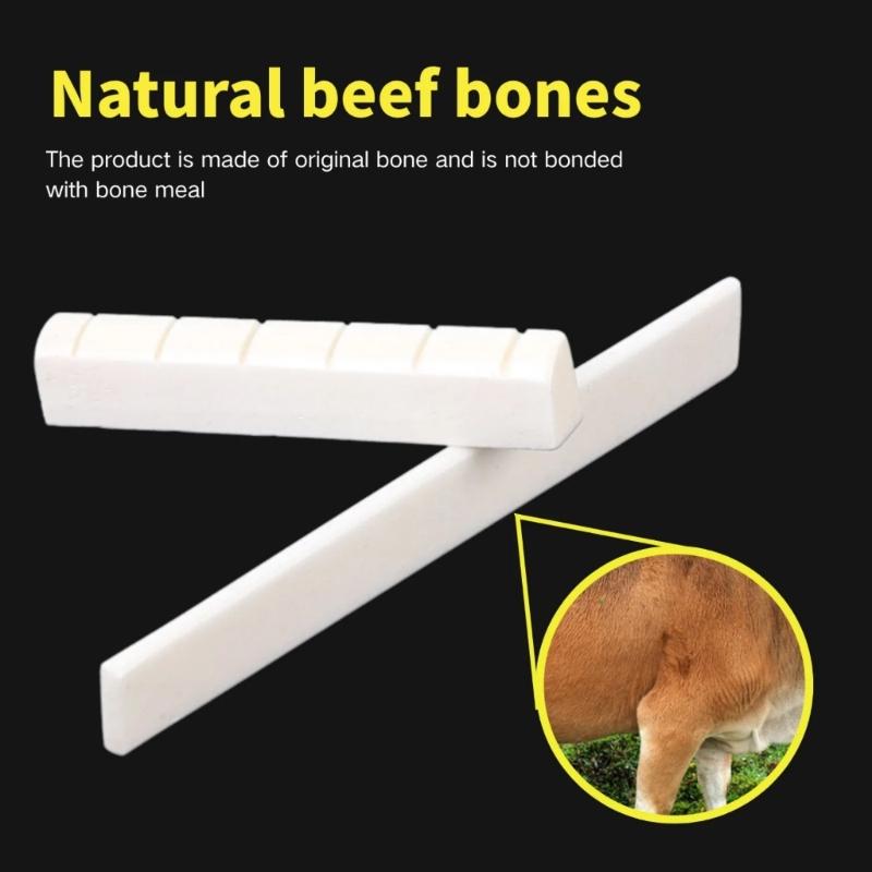 Authentic Guitar Bridge Component Acoustic Guitar Part Guitars Bridge Saddles Replacement for Improved Playabilitys