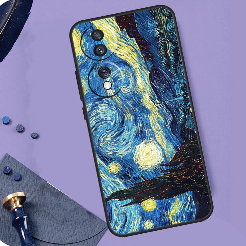 Van Gogh Art Oil Painting Case For Honor Win RT 400 200 50 70 90 X9a X9b X9c X9d X8b X8c Magic 7 Lite 5 6 8 Pro Coque