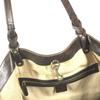 Gucci 247207 With Porch Logo Tote Bag Shoulder Bag Leather/Canvas Beige/Brown