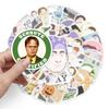 50 Sheets of Graffiti Personality Stickers for DIY Scooter or Suitcase, Inspired by Classic American Drama