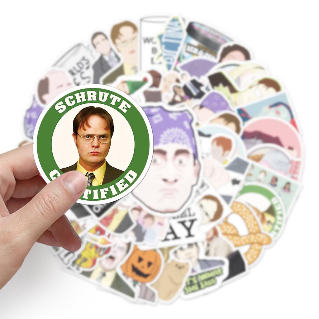50 Sheets of Graffiti Personality Stickers for DIY Scooter or Suitcase, Inspired by Classic American Drama