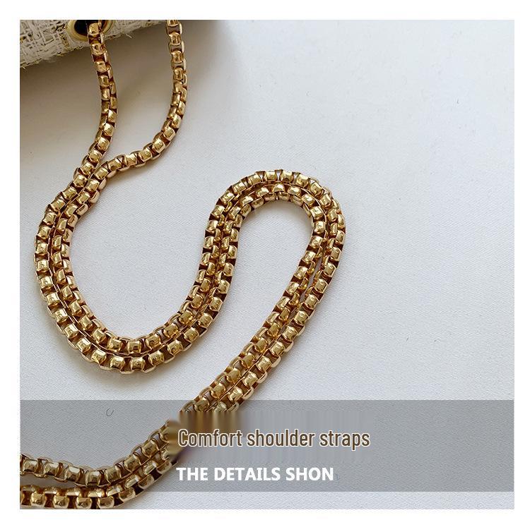 Women's Wool Plaid Chain Bag - Versatile Spring/Summer 2024 Style