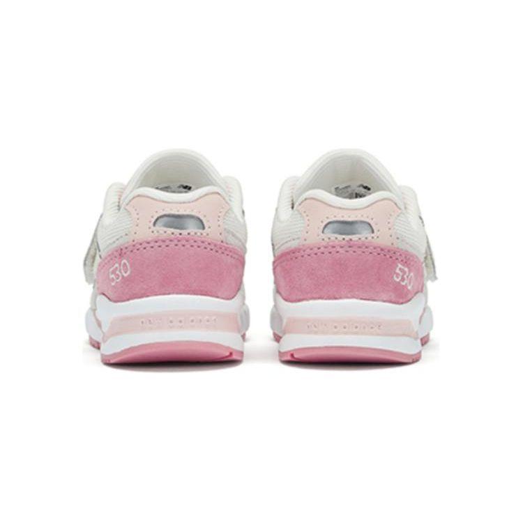 New Balance NB 530 Versatile Durable Low-Top Walking Shoes Baby sneaker White Pink KV530SPI