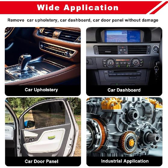 3 Pcs Clip Remover Tool, Clip Pliers Set Fastener Removal Tool , Auto Trim Removal Tool Kit Pry Tool Set Car Door Panel Dashboard Repair Kit