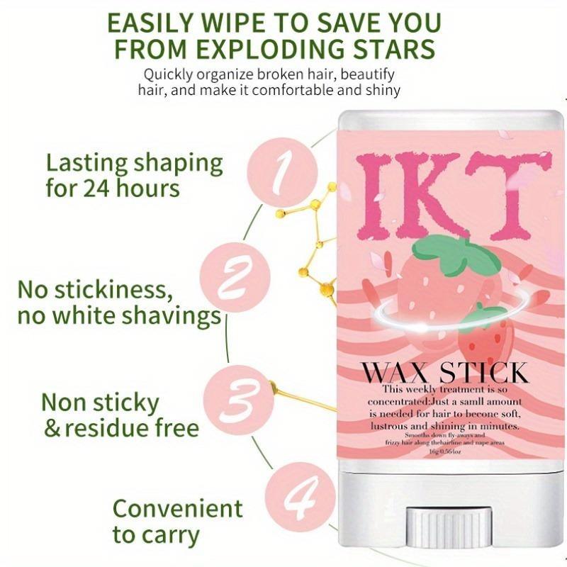 Hair Wax Stick Styling Shredded Hair Finish Avocado Matte for Lasting Styling