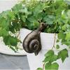 Hanging Flower Pot Snail Sculpture Decoration Resin Crafts Animal Sculpture Garden Decoration Home Decoration