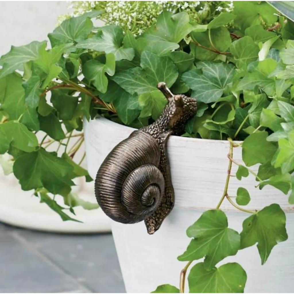 Hanging Flower Pot Snail Sculpture Decoration Resin Crafts Animal Sculpture Garden Decoration Home Decoration