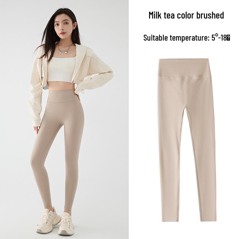 

Women s Brushed Shark Pants: Warm, No Lines, Tummy Control, Mid-to-High Waist, Yoga-Ready, Ideal for Outdoors. XXXL (80-90 kg)
