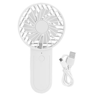 Mini wentylator ręczny z teleskopowym haczykiem, ładowany przez USB, do podróży, biura, pokoju