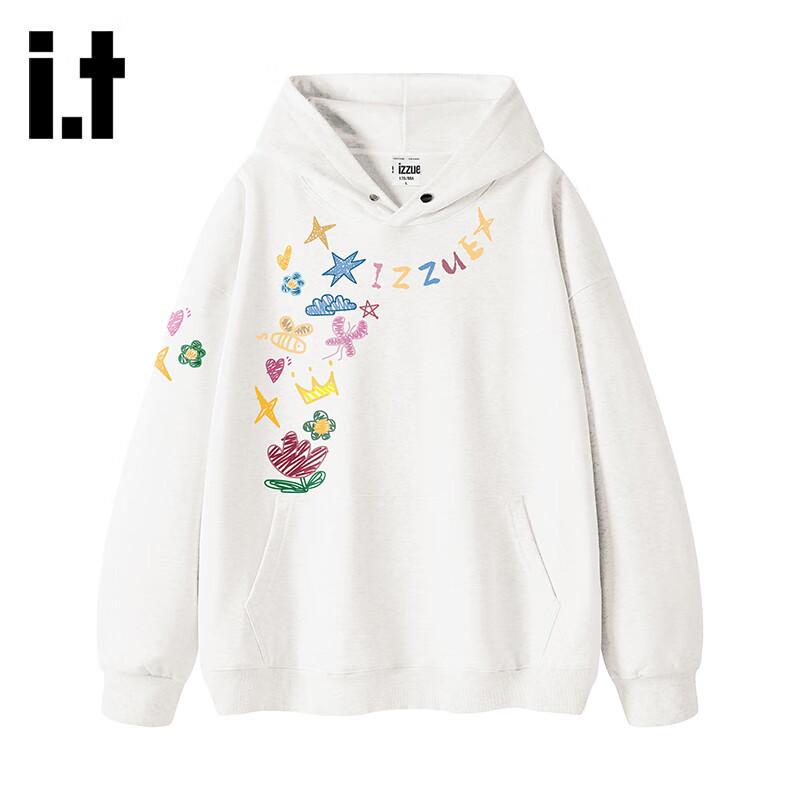 Izzue Unisex American Retro Hooded Sweatshirt