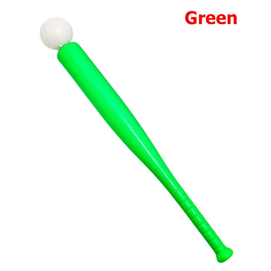 45cm Plastic Anti-slip Baseball Bat with 5.5cm Baseball Outdoor Interactive Ball Games Creative Baseball Training Party Gifts