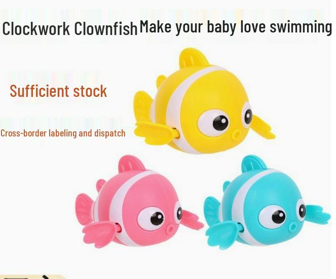 Douyin Baby Bath Toys: Wind-up Swimming Frog for Infants